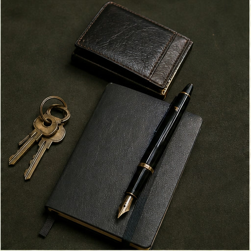 The objects on a desk worth noticing
